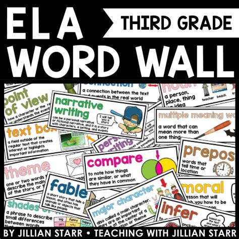 Ela 3rd Grade   Ela Word Wall 3rd Grade - Ela 3rd Grade