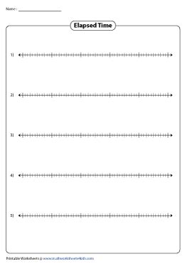 Elapsed Time Number Line The Avery Bunch Elapsed Time Number Line - Elapsed Time Number Line