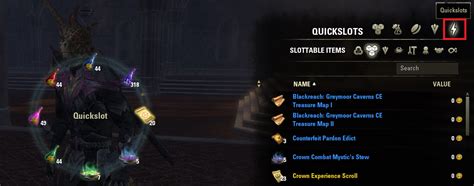 elder scrolls online quickslot weapons cwed