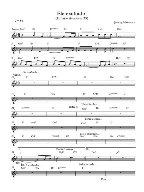Ele Exaltado Letra