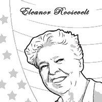 Eleanor Roosevelt Coloring Pages Surfnetkids Eleanor Roosevelt Coloring Page - Eleanor Roosevelt Coloring Page