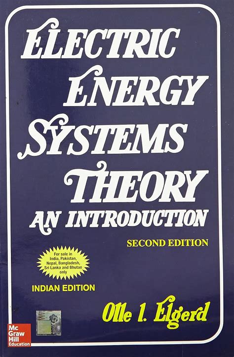 electric energy systems theory an introduction