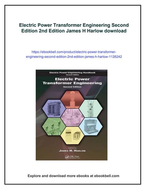 Electric Power Transformer Engineering Second Edition The Electric Power Engineering Hbk Second Edition