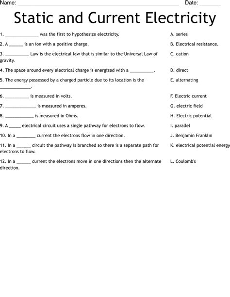 Read Electric Charge And Static Electricity Worksheet Answers 