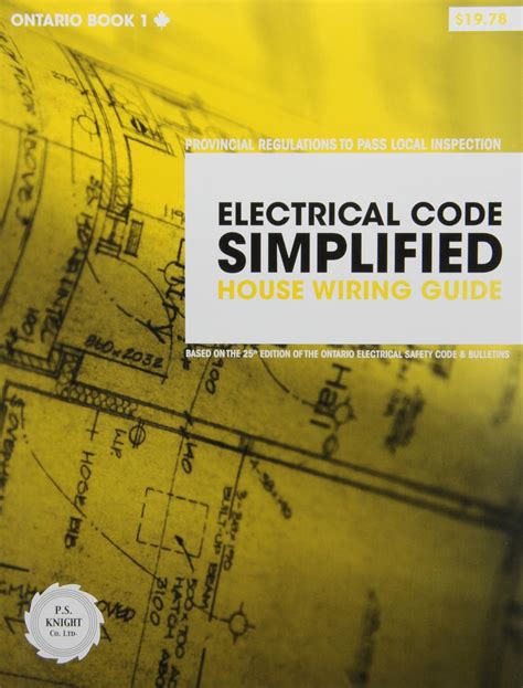 Electrical Code Simplified Ontario Book 1 House Wiring