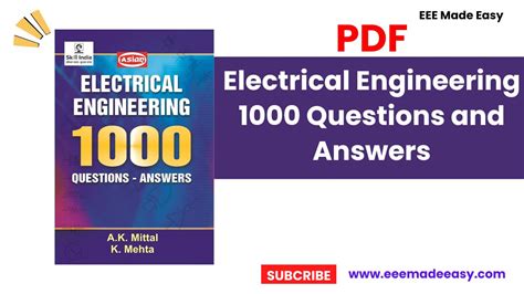 electrical engineering 1000 question and answer