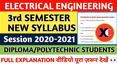 Electrical Engineering Diploma 3rd Sem Circuits