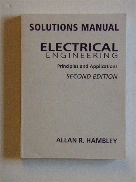 Electrical Engineering Hambley Solutions Manual Download