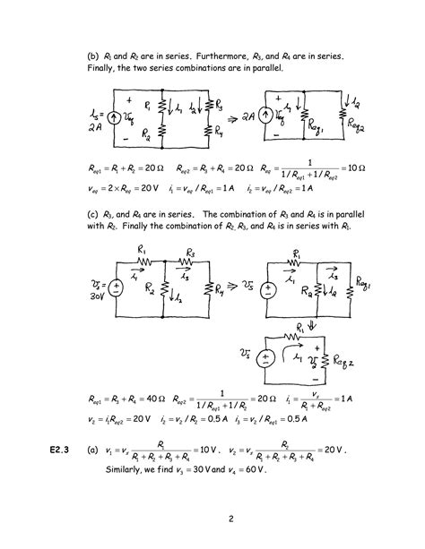Electrical Engineering Principles Problems