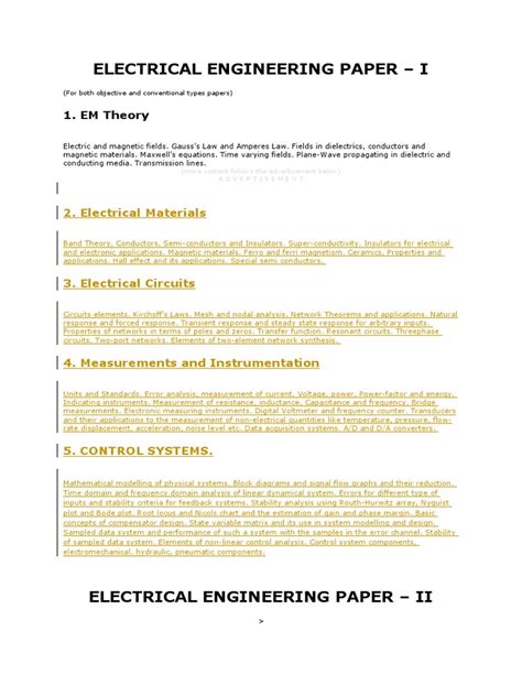 Electrical Engineering Research Paper Topics