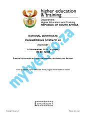 Electrical Engineering Science N1