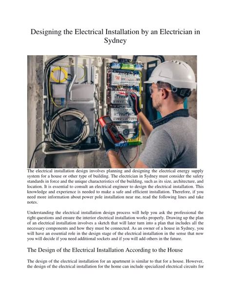 Electrical Installation Designcalculations