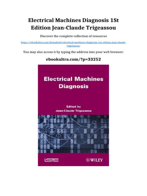 Electrical Machines Diagnosis
