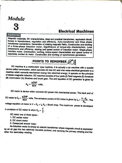 Electrical Machines Transformers Question Paper And Answers