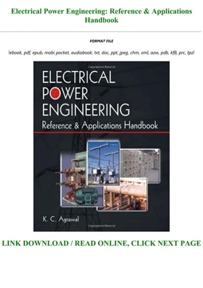 Electrical Power Engineering Reference Amp Applications Handbook