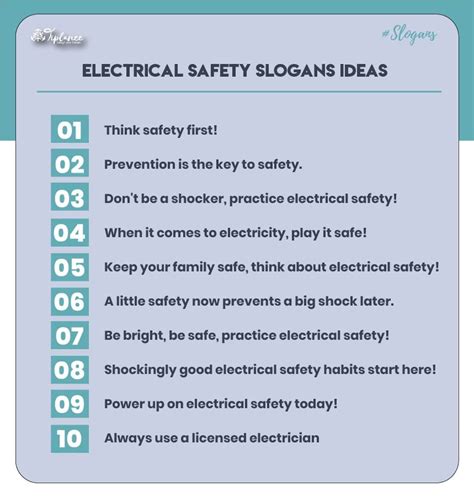Electrical Safety Slogan