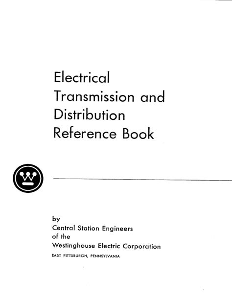Electrical Transmission And Distribution Reference Book Pdf