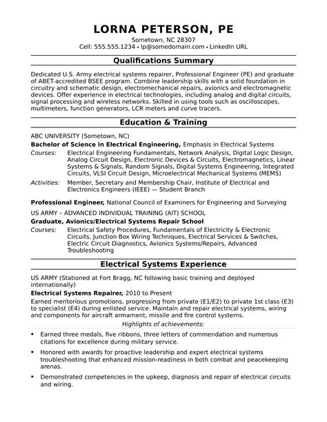 Download Electrical Engineer Resume Summary 