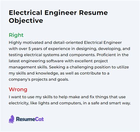Read Electrical Engineering Career Objective Sample 