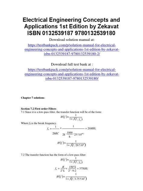 Full Download Electrical Engineering Concepts Applications Zekavat 