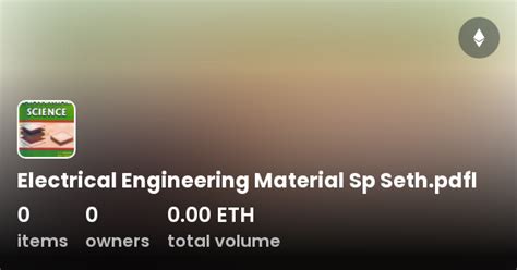 Read Online Electrical Engineering Material Sp Seth 