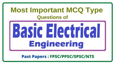 Read Online Electrical Engineering Mcq Type Question 