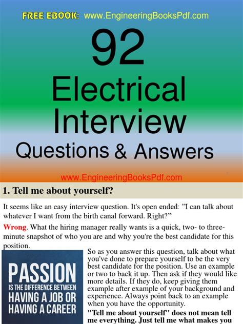 Download Electrical Interview Questions And Answers For Technicians 