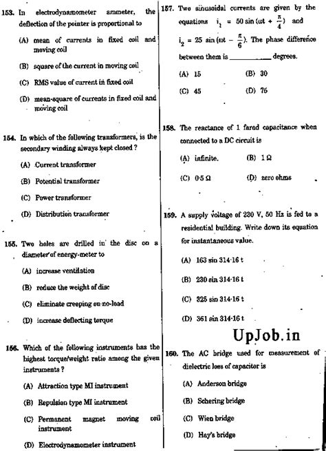 Full Download Electrical Junior Engineer Question Papers 