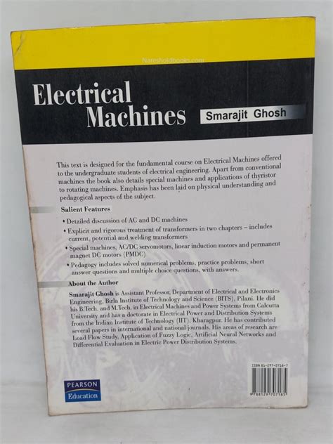Read Online Electrical Machines Second Edition Smarajit Ghosh 