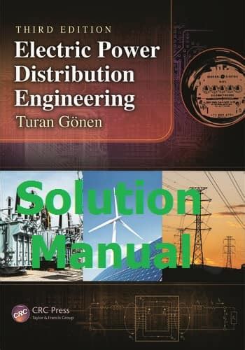 Read Online Electrical Power Distribution Turan Gonen Solution Manual File Type Pdf 