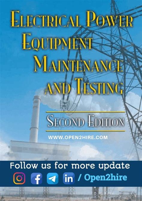 Read Electrical Power Equipment Maintenance And Testing Second Edition Power Engineering 