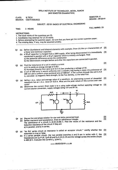 Full Download Electrical Question Paper Sem 5 