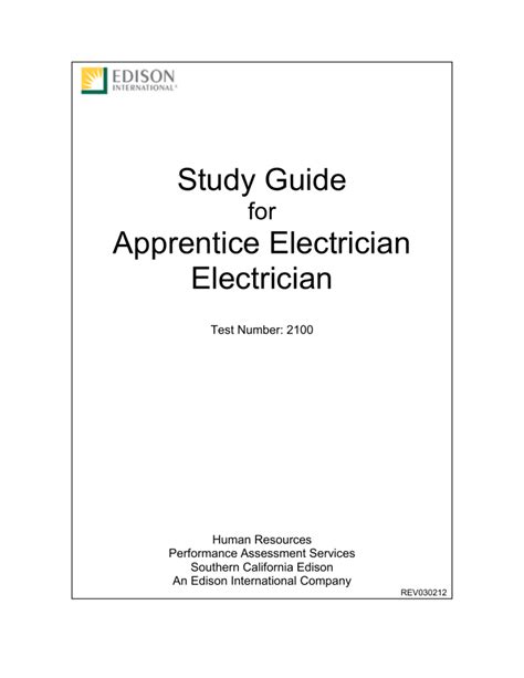 Download Electricians Apprentice Study Guide 