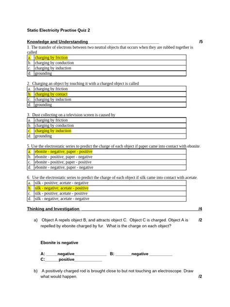 electricity castle section 3 answers