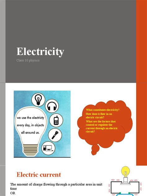 Electricity Class 10 Pdf