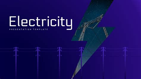 Electricity Slides Background