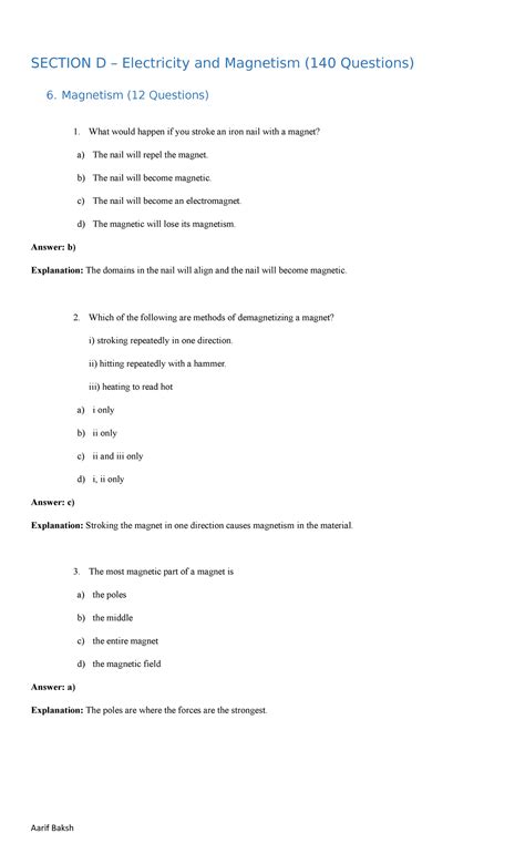 Electricity Visualized Section 6 Answers