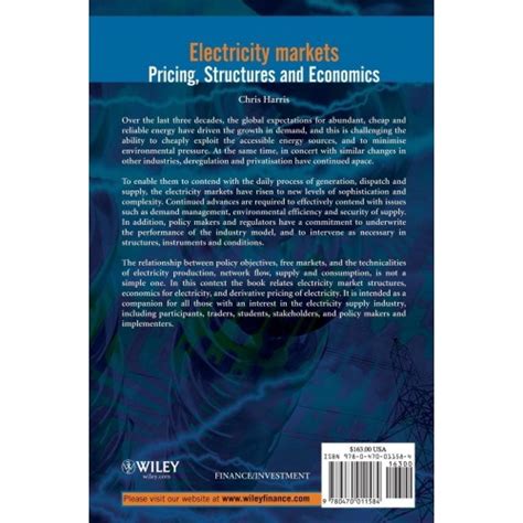 Full Download Electricity Markets Pricing Structures And Economics 