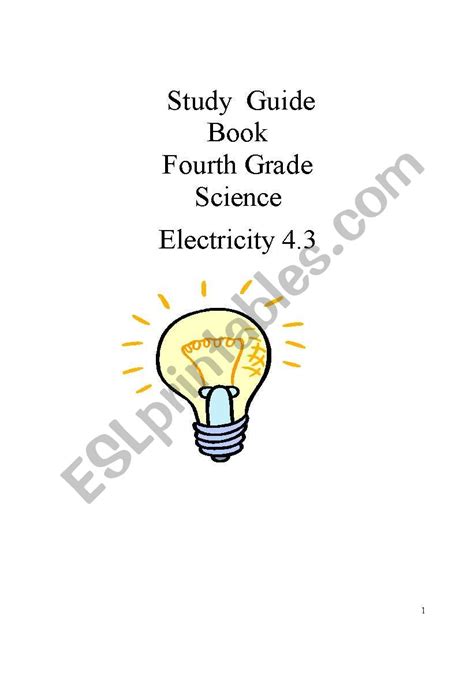 Read Online Electricity Study Guide 4Th Grade 