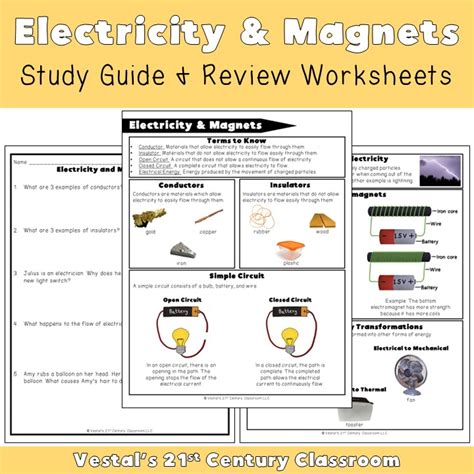 Read Electricity Study Guide Elementary 