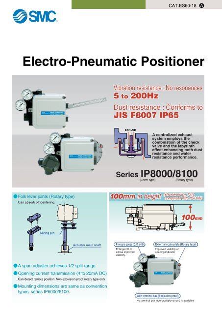 Electro Pneumatic Positioner Smc Etech