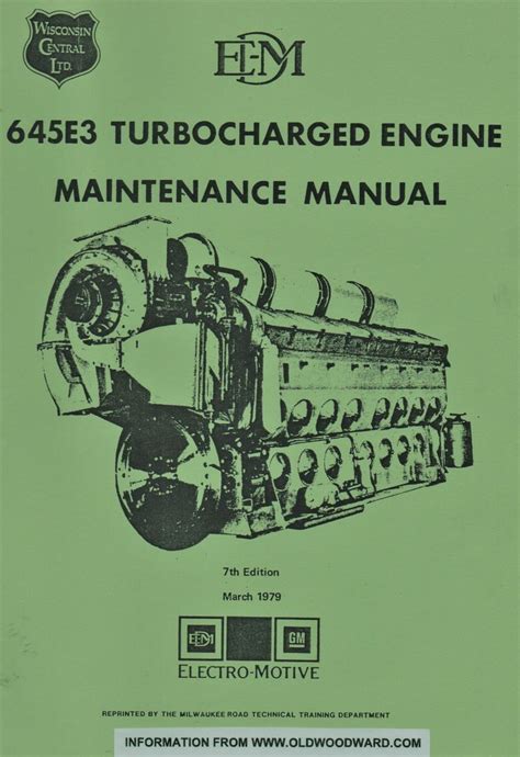 Full Download Electro Motive Diesel Maintenance Instructions 