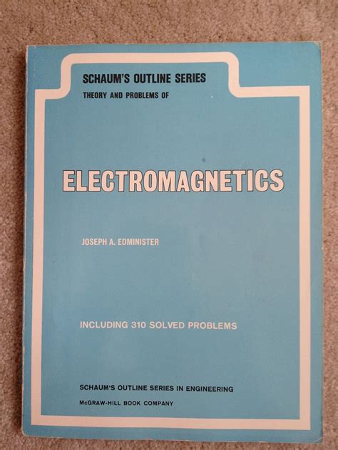 Full Download Electromagnetic Fields Theory Schaum Series Solutions 