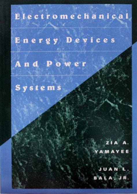 Download Electromechanical Energy Devices And Power Systems 1St Edition 