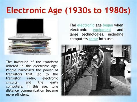 Electronic Age Inventions