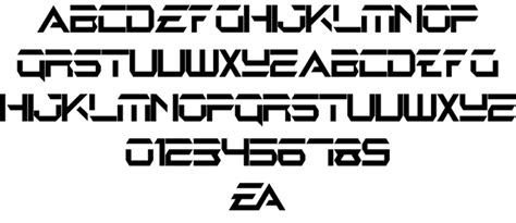 electronic arts font