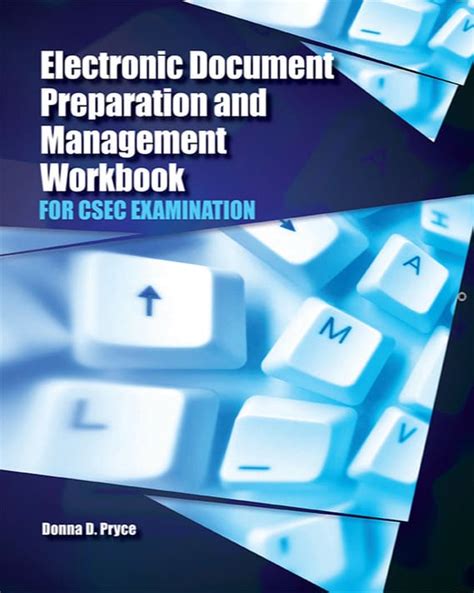Electronic Document Preparation And Management For Csec Study Guide Covers Latest Csec Electronic Document Preparation And Management Syllabus