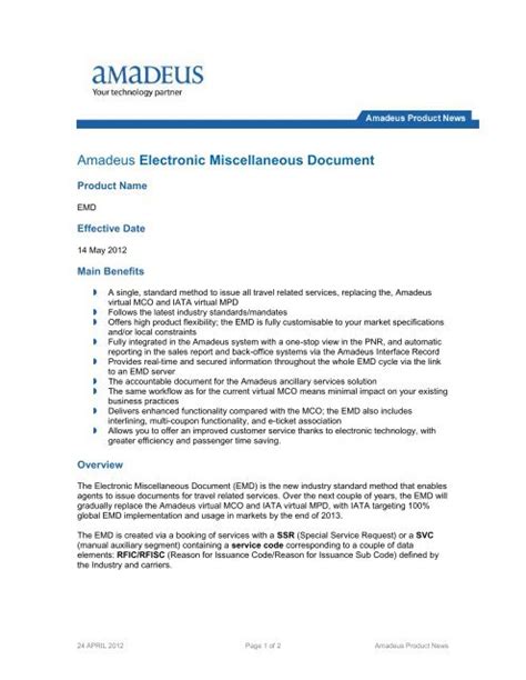Electronic Miscellaneous Document