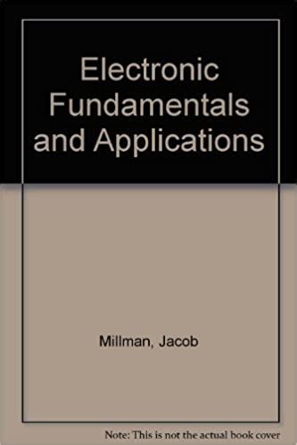 Read Online Electronic Fundamentals And Applications For Engineers 