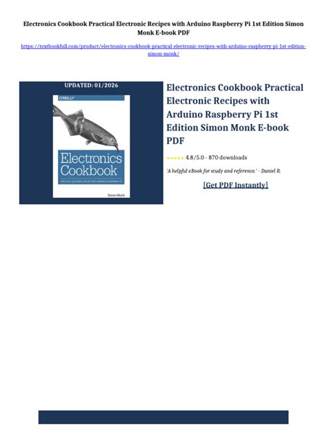 Electronics Cookbook Practical Electronic Recipes With Arduino And Raspberry Pi